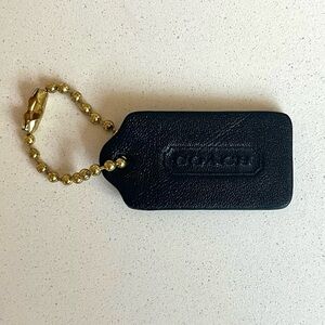 Coach RARE VINTAGE Black Hangtag 1.5” x .75”